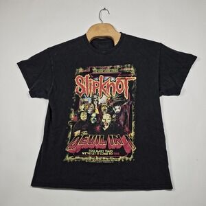 Slipknot Shirt Mens XL The Devil In I Double Sided Graphic Band Tee Metal Black